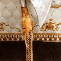 چاقو تبر|ابزارآلات|تربت جام, باغ سنگان سفلی|دیوار