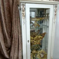 بوفه وظروف پذیرایی و آینه و میز تلویزیون|آینه|کاشمر, |دیوار