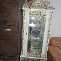 فروش یک بوفه،میزوصندلی دونفره چوبی،مبل راحتی ۷نفره