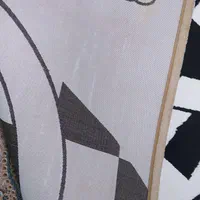 فرش ماشینی رنگ سفید وسیاه|فرش|ارومیه, |دیوار