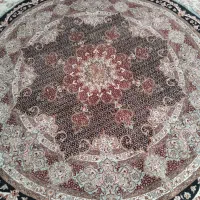 فرش دایره دستبافت ماهی  با ابعاد 2/5×2/5|فرش|خوی, |دیوار