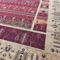 فرش ماشینی حاشیه شکلاتی|فرش|اصفهان, برزان|دیوار