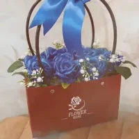 گل رز ربانی زیبا|گل مصنوعی|سمنان, |دیوار