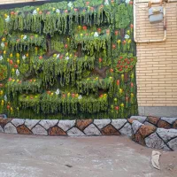 طر ح سنگ وچوب.سه بعدی برجسته.ابنما .الاچیق