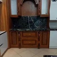 کابینت روکشی آماده با صفحه سنگ