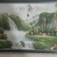 تابلو پارچه ترمه خارجی ۲متری وفرش قرانی