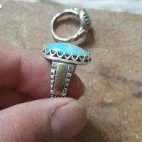 انگشتر فیروزه|کلکسیون اشیاء عتیقه|اصفهان, خوراسگان|دیوار