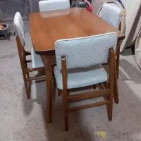 میزو صندلی غذاخوری مدل نیلوفر تمام راش|میز و صندلی غذاخوری|مشهد, حضرت حجت|دیوار