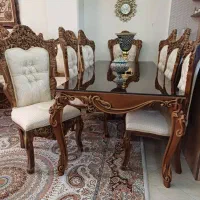 ست میز و صندلی نهارخوری استیل