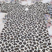 بلوز آستین دار و تاپ پلنگی