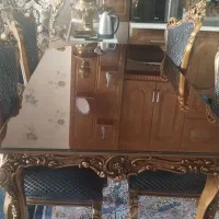 میز ناهارخوری ، ۶ نفره با چهار صندلی|میز و صندلی غذاخوری|تهران, تهرانسر شمالی|دیوار