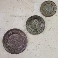 بشقاب مس قلم کاری