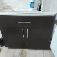 کابینت زیر گاز ام دی اف و ابچکان ۱۲۰ تر تمیز ۱۵۰۰