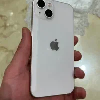 ایفون ۱۳ نرمال ۱۲۸ سفید zaa دو سیم کارت پک اصلی|موبایل|خوی, |دیوار