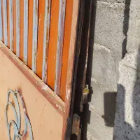 درب آهنی حیاط سالم و سنگین