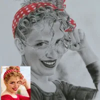 سفارش سیاه قلم چهره