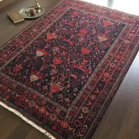 قالیچه دستباف قدیمی ایرانی سال ساخت ۱۳۴۸