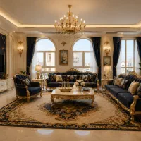 ۱۵۰متر* قلب‌مفتح* کلاسیک‌فول‌دیزاین* ویوابدی‌ومانا