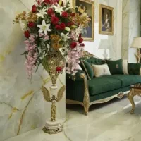 گلدان برنجی فرشته کار جدید|صنایع دستی و سایر لوازم تزئینی|تهران, اتابک|دیوار