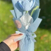 دسته گل تک شاخه لاله