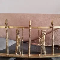 جلو شومینه ای سرباز هخامنشی،برنجی