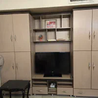 کمد دیواری دارای جای تلویزیون