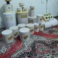 سری ادویه وجایحبوبات ترازو وسطل بزرگ