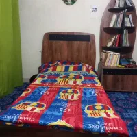 سرویس خواب طرح کشتی به همراه تشک و میز تحریر|تخت و سرویس خواب|تهران, نازی‌آباد|دیوار