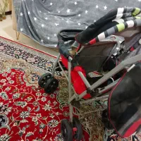 کالسکه دوقلو و یخچال و فریزر|کالسکه و لوازم جانبی|دوگنبدان, |دیوار