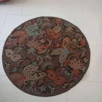 قالیچه گرد ماشینی