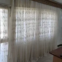 فروش فوری پرده با آستر ،کتیبه و میل پرده