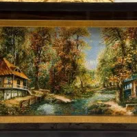 تابلو فرش منظره