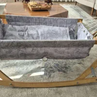 گهواره چوبی تاشو کودک|اسباب و اثاث بچه|ملارد, |دیوار