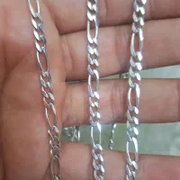 زنجیر نقره ۹۲۵ مدل فیگارو