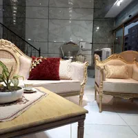 مبل استیل کلاسیک کاجی|مبلمان خانگی و میز عسلی|کرج, عظیمیه|دیوار
