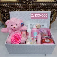 پک هدیه باکس کادو آرایشی عروسک ولنتاین تولد
