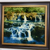 تابلو فرش دستبافت چله ابریشم منظره