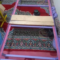 ۲عدد تختخواب فلزی بسیار محکم
