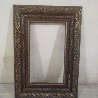 دو مدل قاب تابلو فرش . قاب قهوه ای طلایی