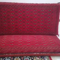 دوجفت پشتی ترکمنی دستباف بزرگ
