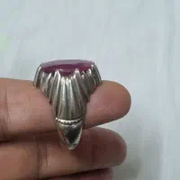 انگشتر نقره سنگ یاقوت سرخ افریقایی رکاب شخصی|جواهرات|تهران, امیریه|دیوار