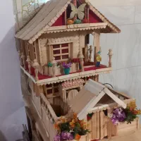 کلبه چوبی تزئینی|صنایع دستی و سایر لوازم تزئینی|نیشابور, شهرک بهداری|دیوار