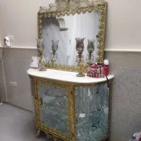 میز کنسول با شمعدون