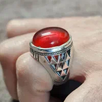 انگشتر عقیق آبدار