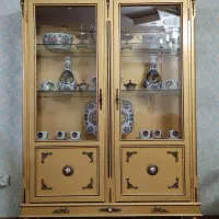 بوفه ویترین چوبی