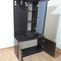 جالباسی و جاکفشی چوبی|جاکفشی، کمد، دراور|بندر انزلی, اطبا|دیوار