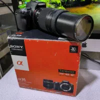 دوربین سونی آلفا ۳۵ با لنز قوی
