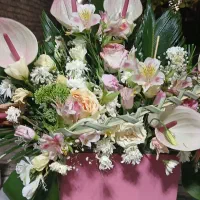 گل طبیعی. باکس دار