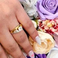 طلا زنجیر و انگشتر تک نگین|جواهرات|شیراز, دارالرحمه|دیوار