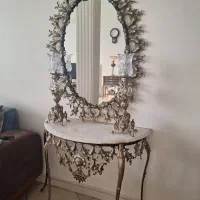 آینه شمعدان برنجی